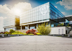 Vue des bâtiments de l'agence CORTESIA Cergy